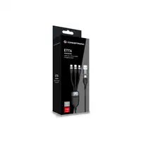 Conceptronic ETTA05B15 cable USB USB 2.0 1,5 m USB C USB C/Micro-USB B/Lightning N
