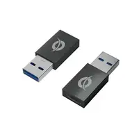 Conceptronic DONN10G cambiador de género para cable USB A USB C Negro