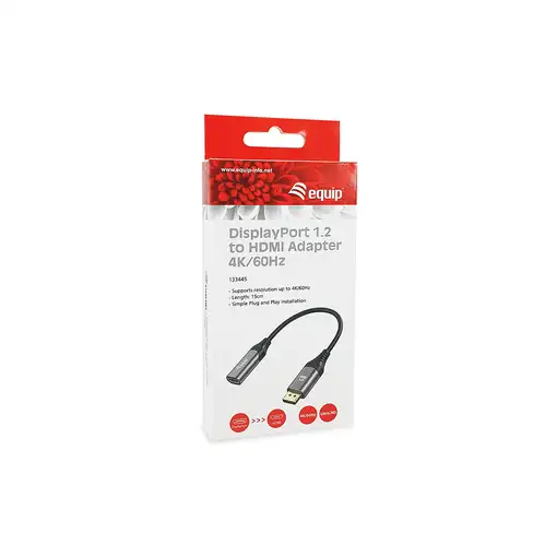 Equip Adaptador DisplayPort 1.2 a HDMI, 4K/60Hz