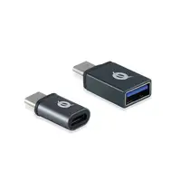Conceptronic DONN04G cambiador de género para cable USB 3.1 Gen 1 Type-C, USB 2.0