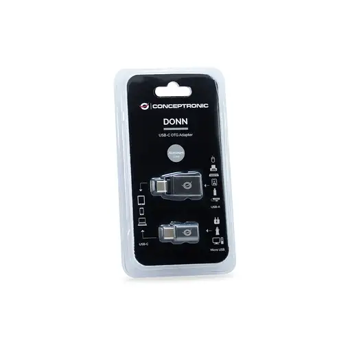 Conceptronic DONN04G cambiador de género para cable USB 3.1 Gen 1 Type-C, USB 2.0