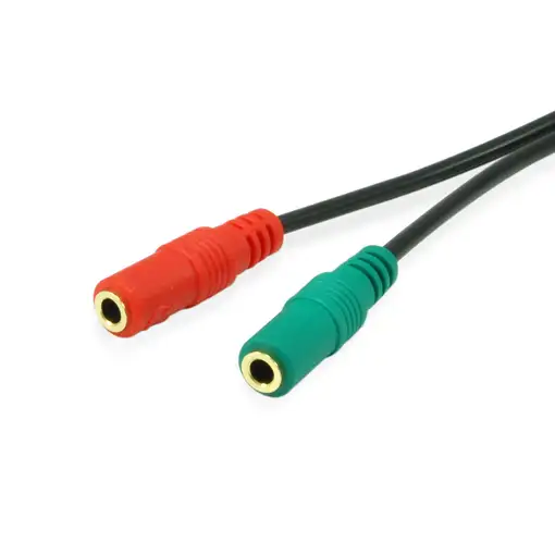 Equip 147943 cable de audio 1,5 m 2 x 3.5mm 3,5mm Negro