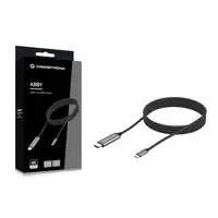 Conceptronic ABBY10G adaptador de cable de vídeo 2 m USB Tipo C HDMI Gris