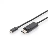 Digitus Cable adaptador USB Type-C Gen 2, Type-C a DP