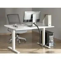Equip 650868 organizador de cables Escritorio Pasacables Negro