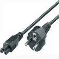 Equip 112150 Negro 1,8 m C5 acoplador CEE7/4