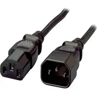 Equip 112100 Negro 1,8 m C13 acoplador C14 acoplador