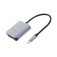 Conceptronic BIAN08G lector de tarjeta USB 3.2 Gen 2 Type-C Gris