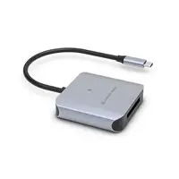 Conceptronic BIAN08G lector de tarjeta USB 3.2 Gen 2 Type-C Gris
