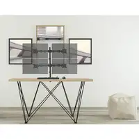 Equip Soporte articulado de sobremesa para monitor cuádruple de 13"-27