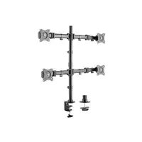 Equip Soporte articulado de sobremesa para monitor cuádruple de 13"-27