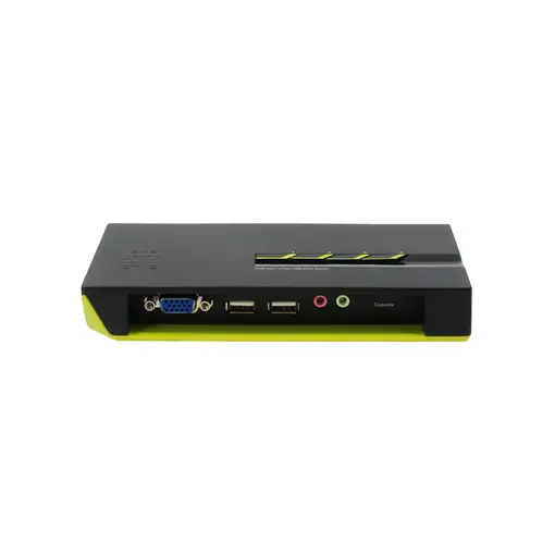 LevelOne Switch KVM de 4 puertos USB con Audio