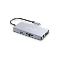 Conceptronic DONN20G Alámbrico USB 3.2 Gen 1 (3.1 Gen 1) Type-C Gris