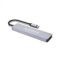 Conceptronic DONN19G base para portátil y replicador de puertos Alámbrico USB 3.2