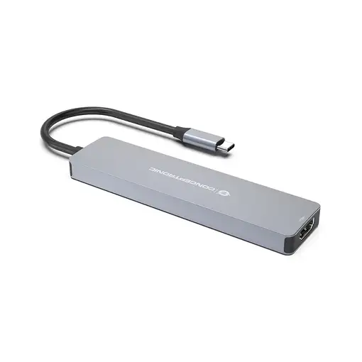Conceptronic DONN28G base para portátil y replicador de puertos Alámbrico USB 3.2
