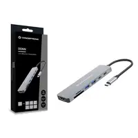 Conceptronic DONN28G base para portátil y replicador de puertos Alámbrico USB 3.2