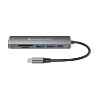 Conceptronic DONN11G base para portátil y replicador de puertos Alámbrico USB 3.2