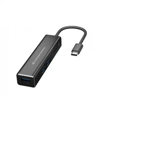 Conceptronic DONN08B base para portátil y replicador de puertos USB 3.2 Gen 1 (3.1