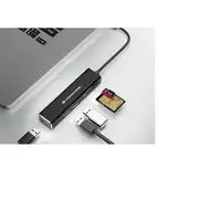Conceptronic DONN08B base para portátil y replicador de puertos USB 3.2 Gen 1 (3.1