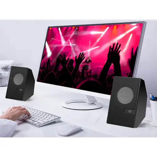 Conceptronic BJORN02B altavoz De 2 vías Negro Inalámbrico y alámbrico 6 W