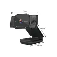 Conceptronic AMDIS02B cámara web 5 MP 2592 x 1944 Pixeles USB 2.0 Negro