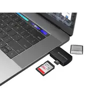 Conceptronic BIAN06B lector de tarjeta USB 3.2 Gen 1 (3.1 Gen 1) Type-A Negro