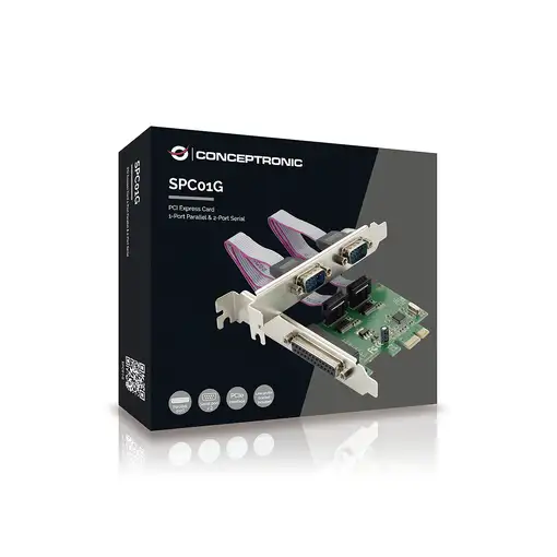 Conceptronic SPC01G tarjeta y adaptador de interfaz Interno Paralelo, RS-232