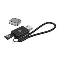 Conceptronic BIAN07B lector de tarjeta USB 3.2 Gen 1 (3.1 Gen 1) Type-A Negro