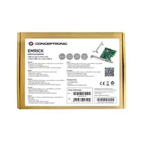 Conceptronic EMRICK09G tarjeta y adaptador de interfaz Interno USB 3.2 Gen 2 (3.1