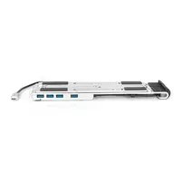 Digitus Soporte variable para notebook con hub USB-C™ integrado, 5 puertos