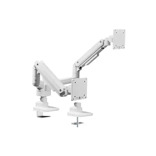 Equip Soporte de escritorio para monitor doble de 17«-35», blanco