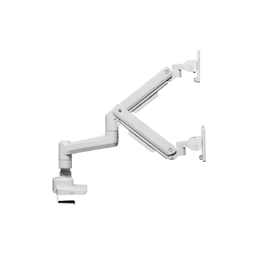 Equip Soporte de escritorio para monitor doble de 17«-35», blanco
