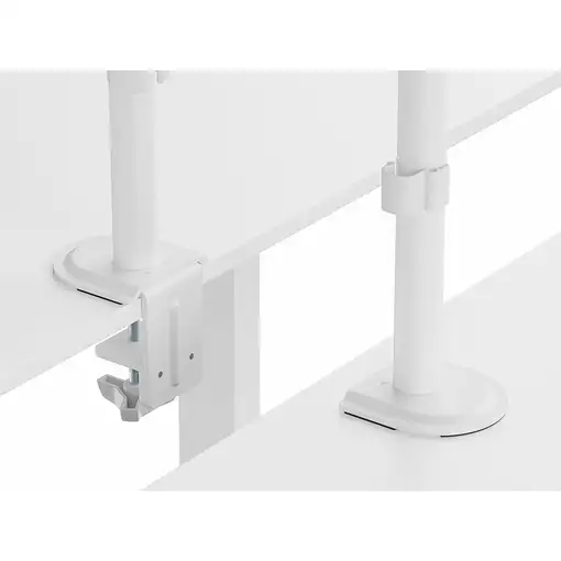 Equip Soporte de escritorio articulado para monitor de 17«-32», blanco