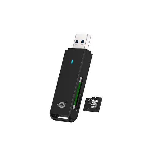 Conceptronic BIAN02B lector de tarjeta USB 3.2 Gen 1 (3.1 Gen 1) Type-A Negro