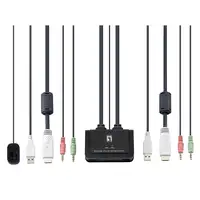 LevelOne KVM de 2 puertos, HDMI, USB