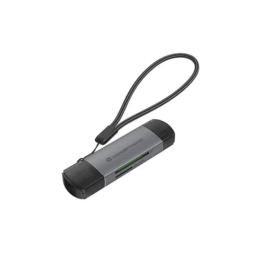 Conceptronic BIAN05G lector de tarjeta USB 3.2 Gen 1 (3.1 Gen 1) Type-A/Type-C Gri