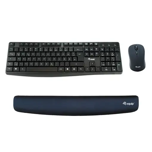Equip Keyboard Wrist Rest descansa muñecas Espuma de memoria Negro