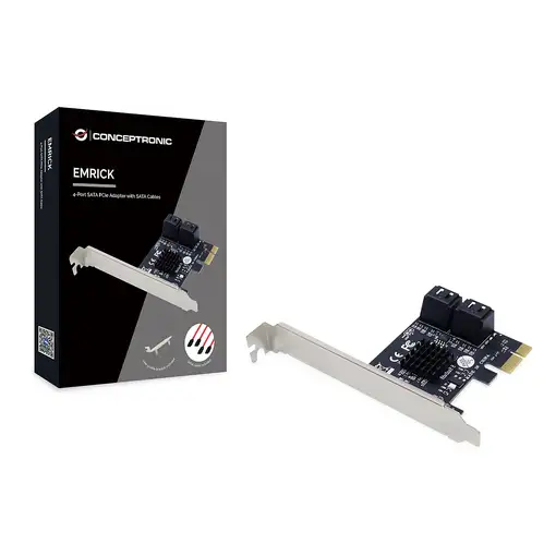 Conceptronic EMRICK03G tarjeta y adaptador de interfaz Interno SATA