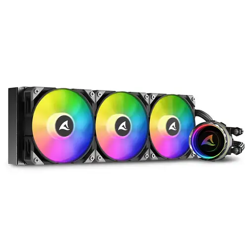 Sharkoon S90 RGB Carcasa del ordenador, Procesador Sistema de refrigeración líquid