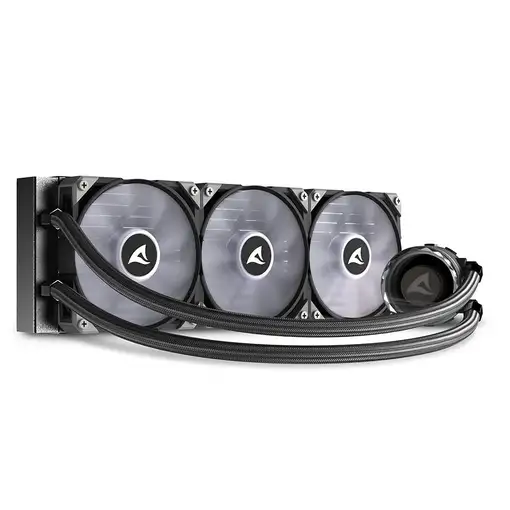 Sharkoon S90 RGB Carcasa del ordenador, Procesador Sistema de refrigeración líquid
