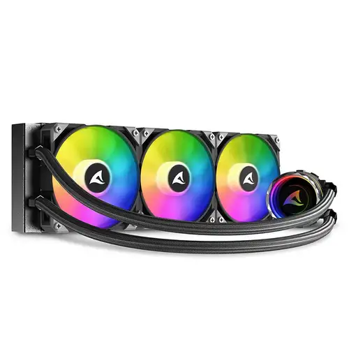 Sharkoon S90 RGB Carcasa del ordenador, Procesador Sistema de refrigeración líquid