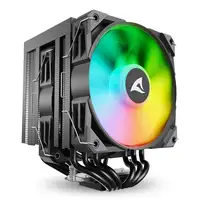 Sharkoon A60 RGB Procesador Refrigerador de aire 12 cm Negro 1 pieza(s)