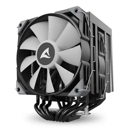 Sharkoon A60 RGB Procesador Refrigerador de aire 12 cm Negro 1 pieza(s)