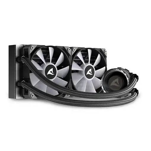 Sharkoon S80 RGB Carcasa del ordenador, Procesador Sistema de refrigeración líquid