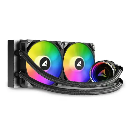 Sharkoon S80 RGB Carcasa del ordenador, Procesador Sistema de refrigeración líquid