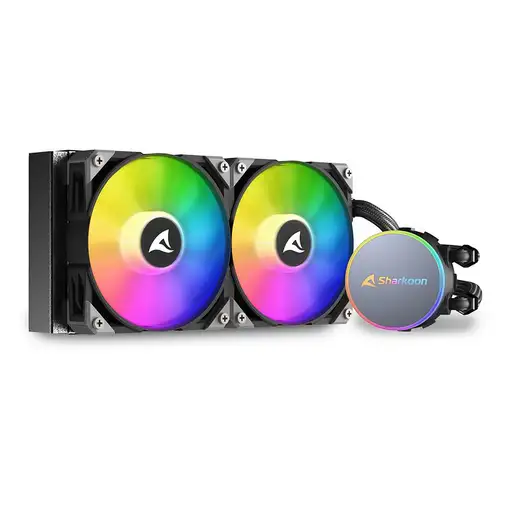 Sharkoon S70 rgb Carcasa del ordenador, Procesador Sistema de refrigeración líquid