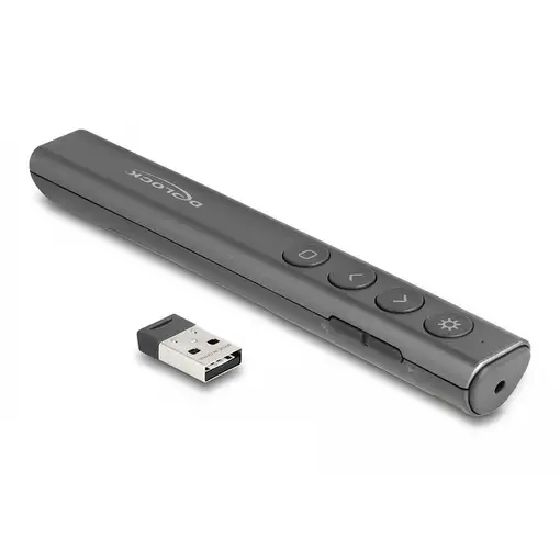 DeLOCK Presentador Láser USB antracita