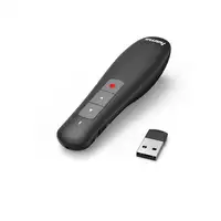 Hama | Puntero inalámbrico "X Pointer", puntero láser de color rojo, con control d