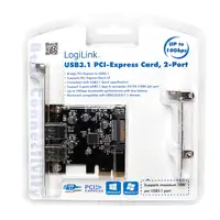 LogiLink PC0080 tarjeta y adaptador de interfaz Interno USB 3.2 Gen 1 (3.1 Gen 1)
