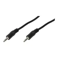 LogiLink 3.5mm - 3.5mm, 5m cable de audio 3,5mm Negro